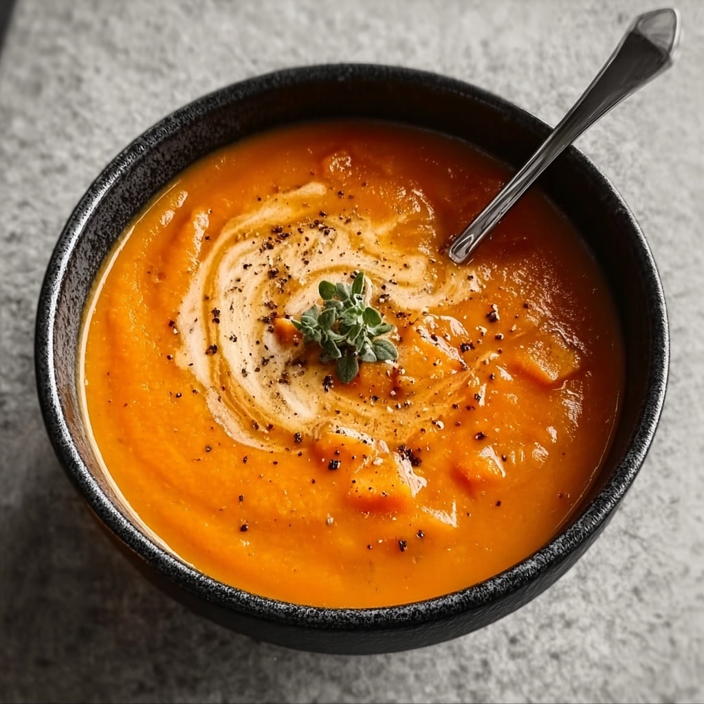 Creamy Chunky Tomato Soup Recipe - Recipe Image
