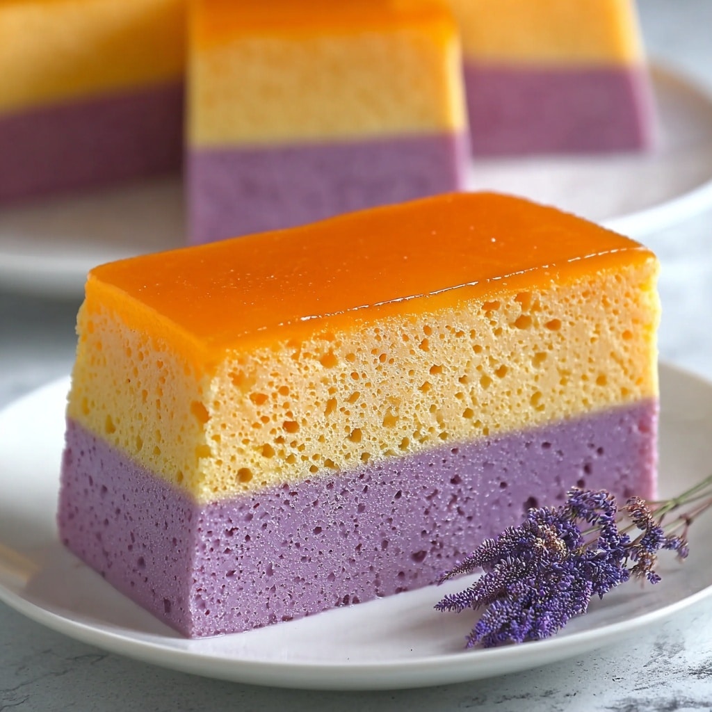 Ube Flan Cake Recipe - Recipe Image