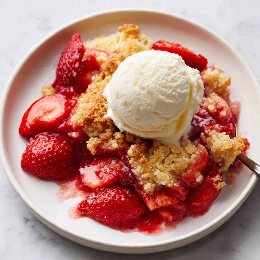 Strawberry Cobbler Recipe - Recipe Image