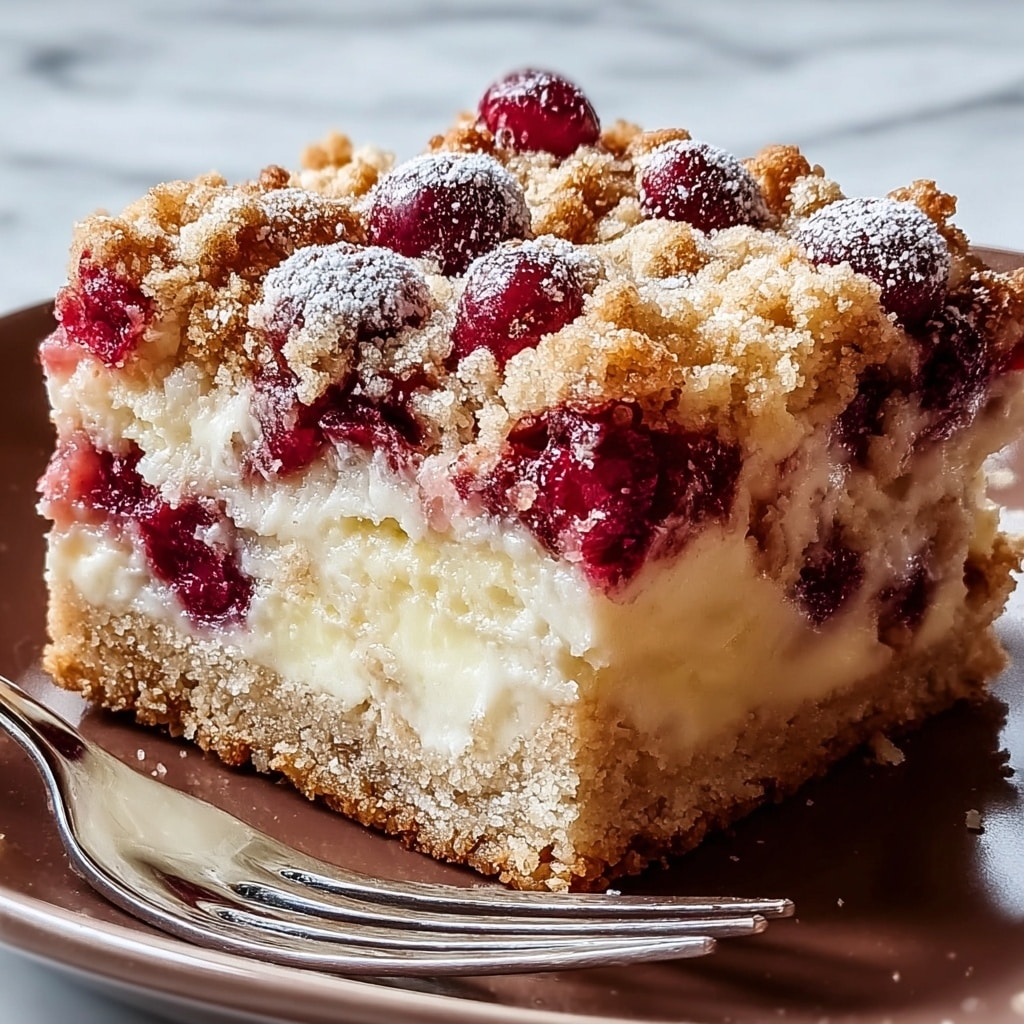 White Chocolate Cranberry Dump Cake Recipe - Recipe Image