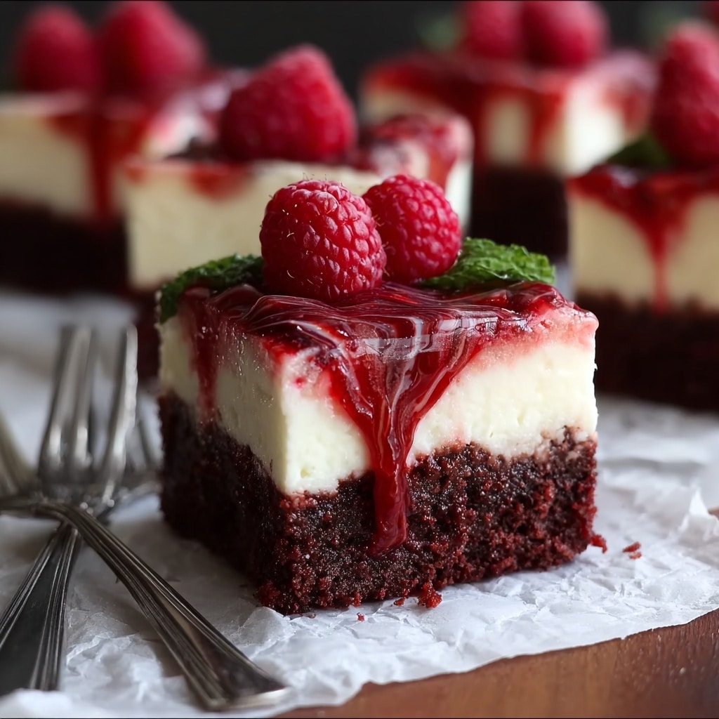 Red Velvet Cheesecake Brownies Recipe - Recipe Image