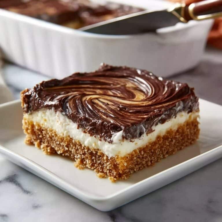 Eclair Cake with Chocolate Ganache Recipe