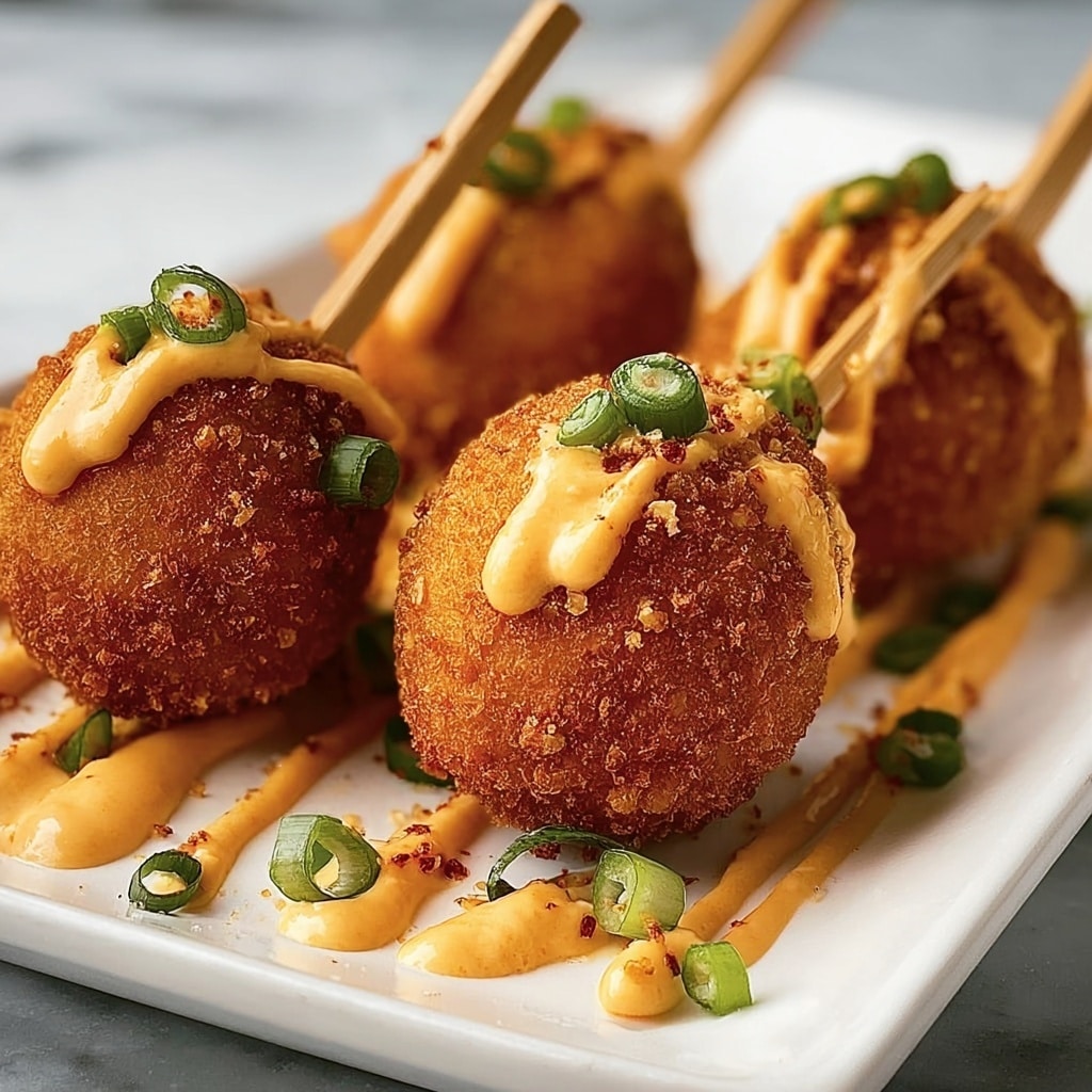 Irresistible Shrimp and Crab Nacho Bomb Corn Dogs Recipe - Recipe Image