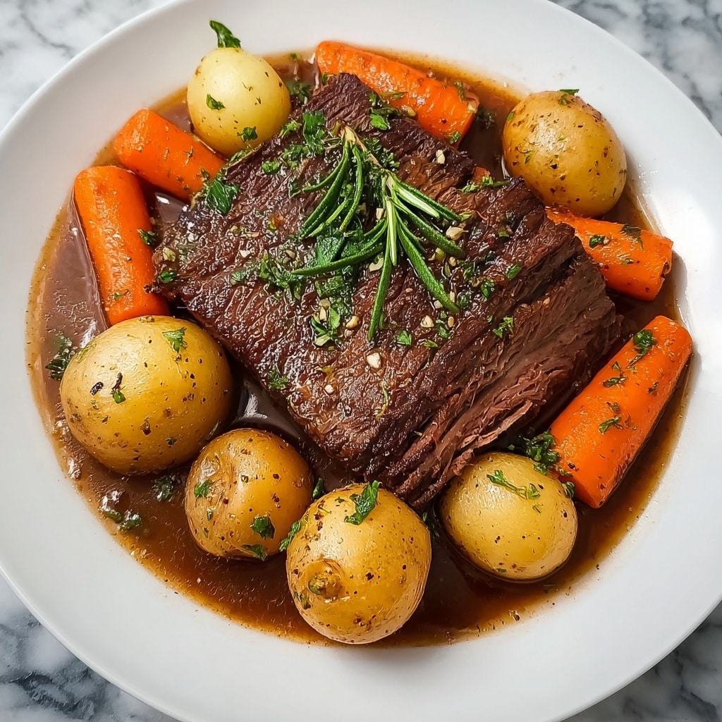 Slow Cooker Pot Roast Recipe - Recipe Image
