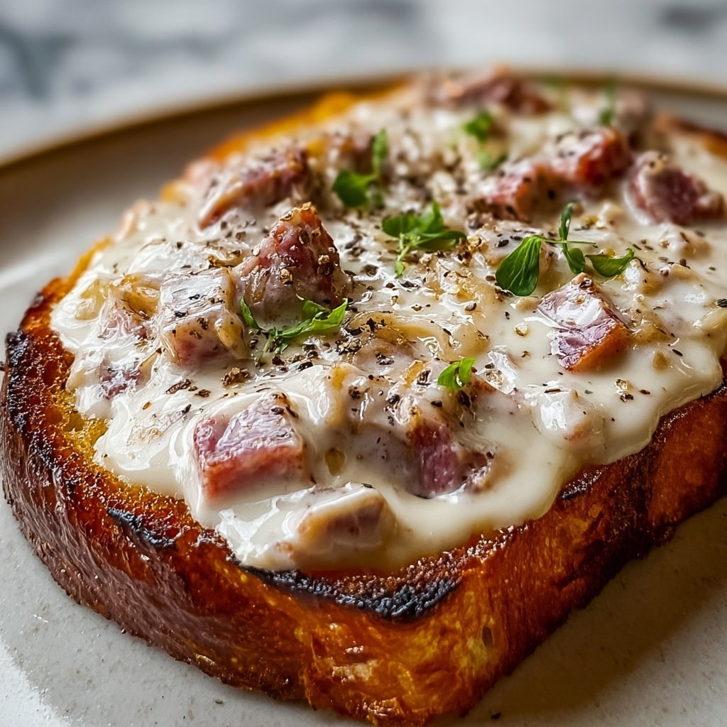 Creamed Chipped Beef on Toast Recipe - Recipe Image