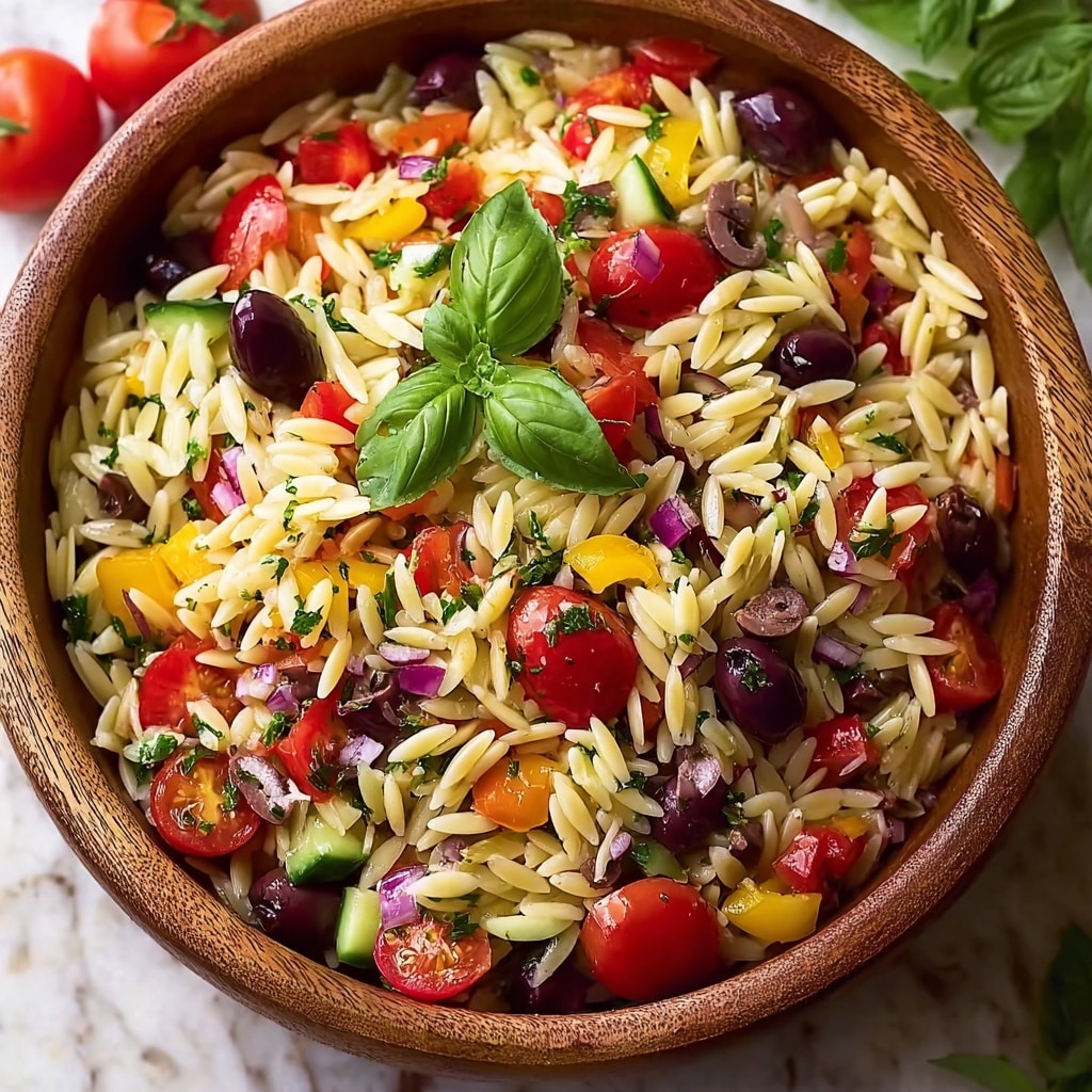 Mediterranean Orzo Salad Recipe - Recipe Image