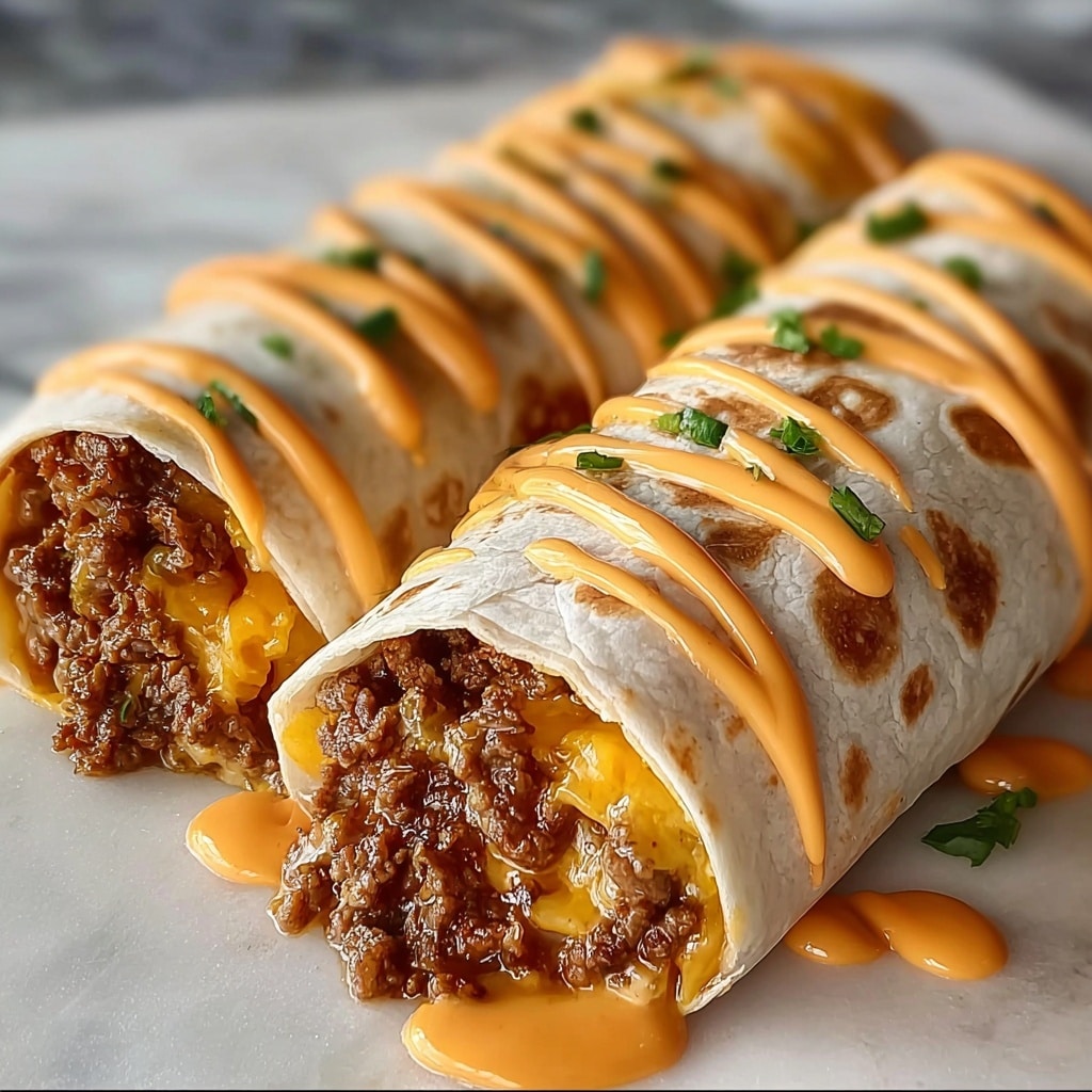 Best Beef and Cheese Burrito Recipe - Recipe Image