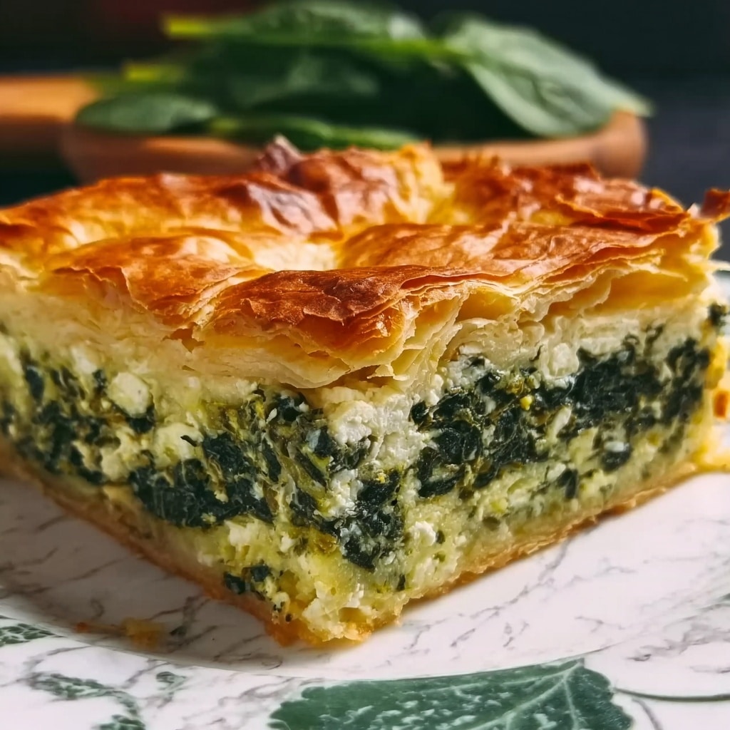 Croissant Strata with Spinach, Feta, and Gruyere Recipe - Recipe Image