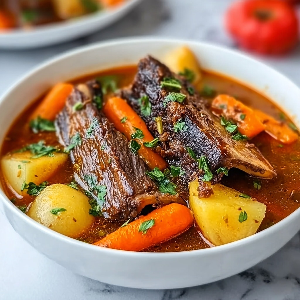 Apple Carrot Beef Rib Soup Recipe - Recipe Image