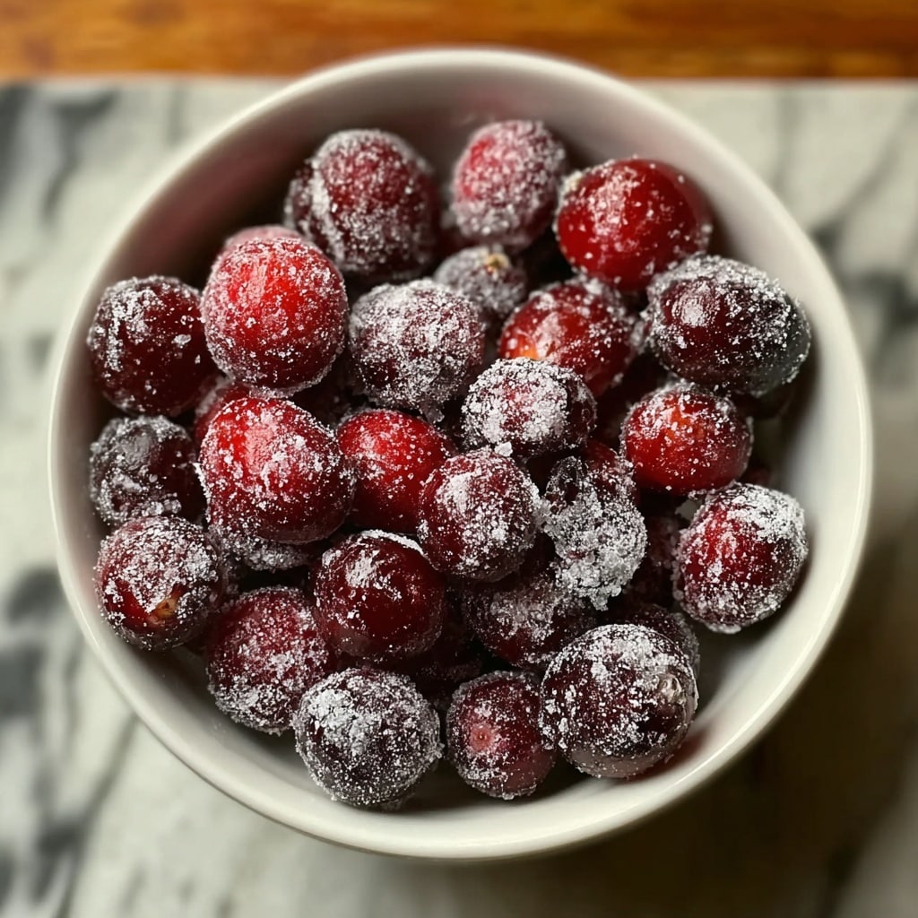 Candied Cranberries Recipe - Recipe Image