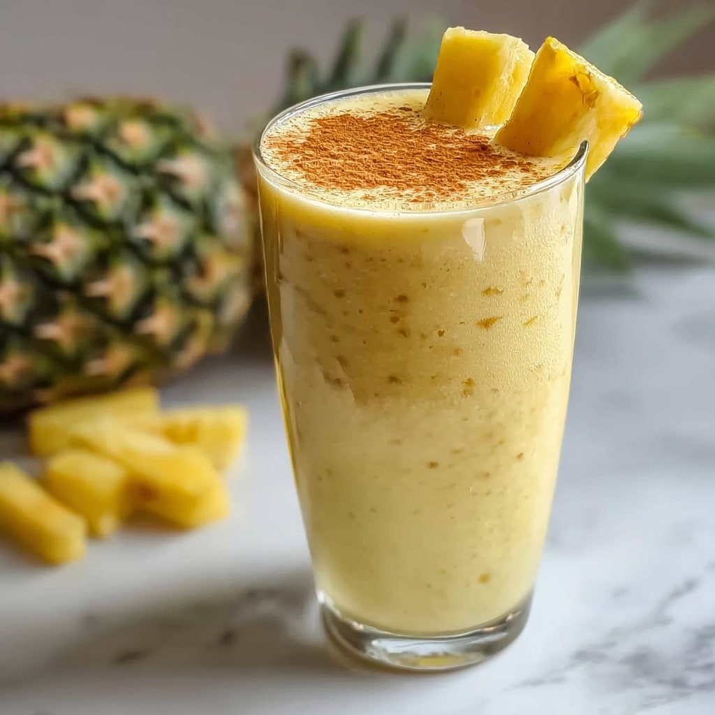 Protein Pineapple Turmeric Smoothie Recipe - Recipe Image