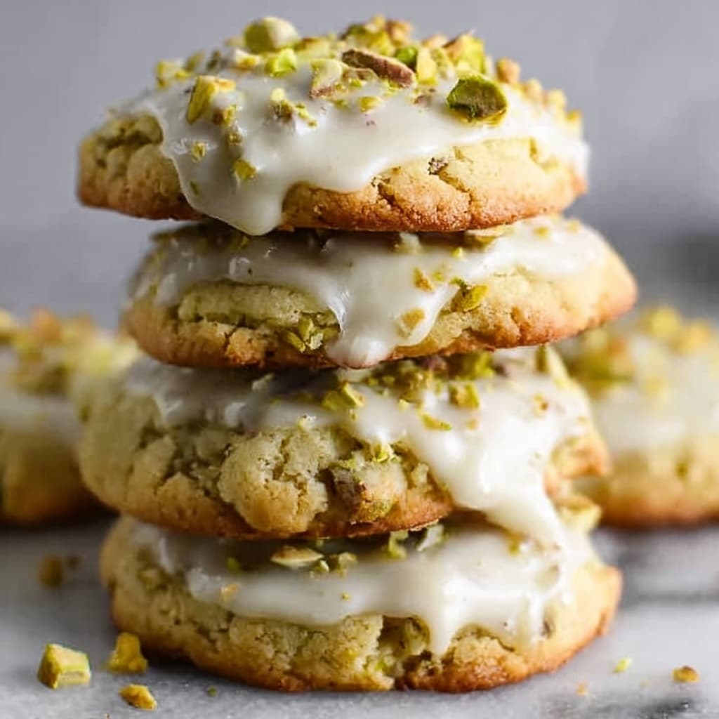 Creamy Pistachio White Chocolate Cookies – Easy Dessert Recipe - Recipe Image