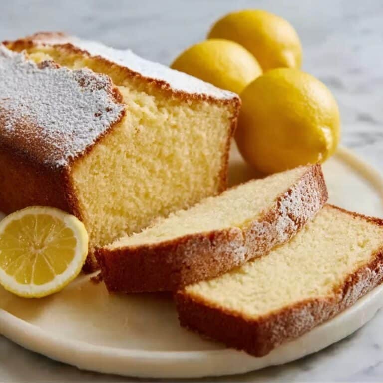 Old-Fashioned Lemon Pound Cake Recipe