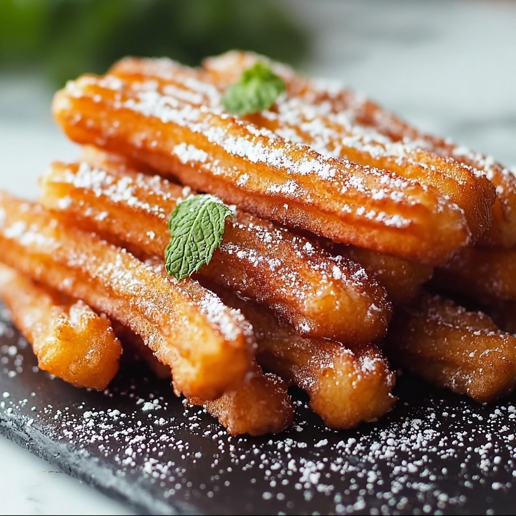 Crispy Funnel Cake Sticks Recipe - Recipe Image