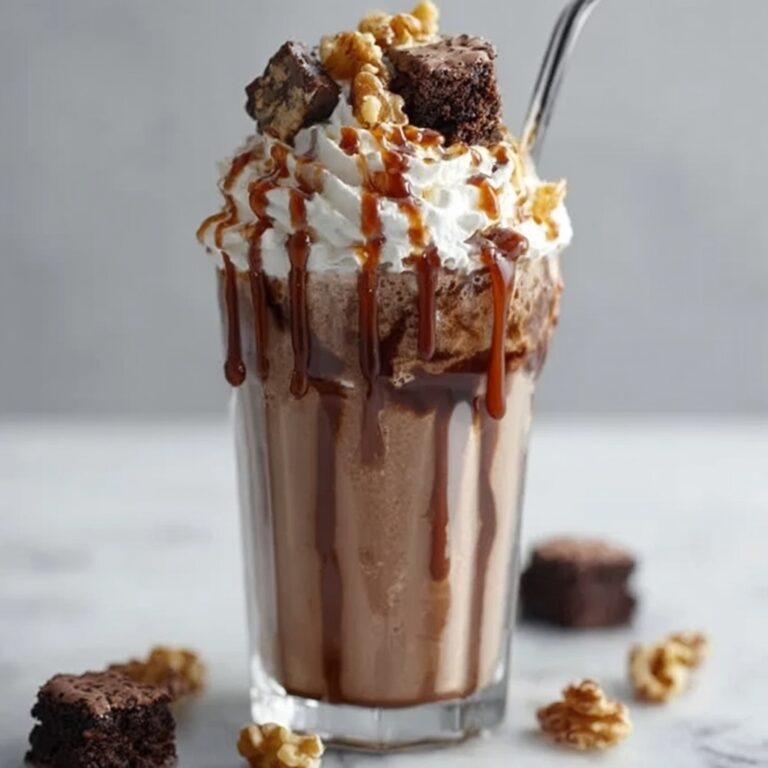 Peanut Butter Brownie Freakshake Recipe