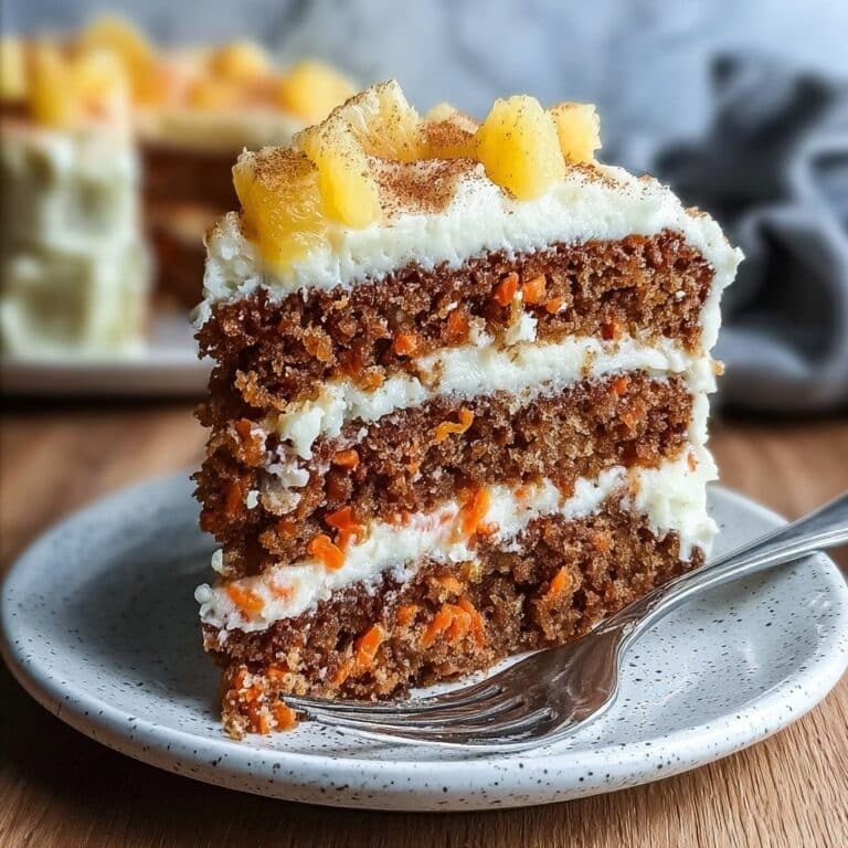 Pineapple Carrot Cream Cake Recipe