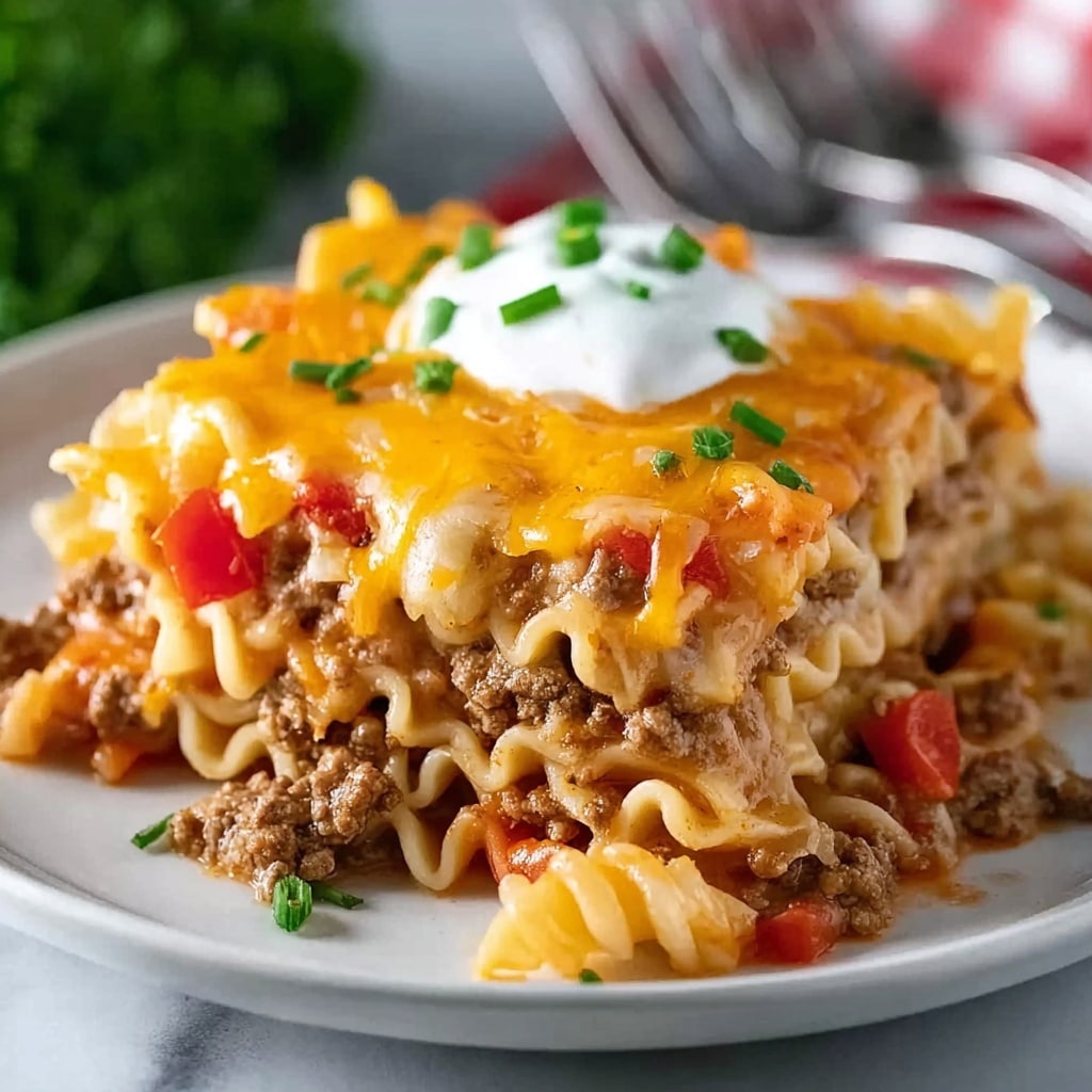 Beef Lombardi Casserole Recipe - Recipe Image