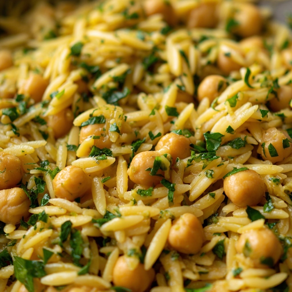 Zesty Orzo Pasta with Creamy Ricotta Recipe - Recipe Image