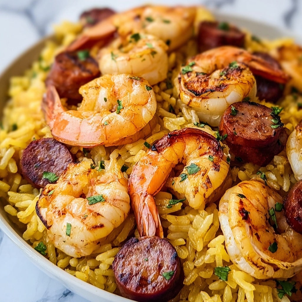Quick One-Pot Seafood Rice Recipe - Recipe Image