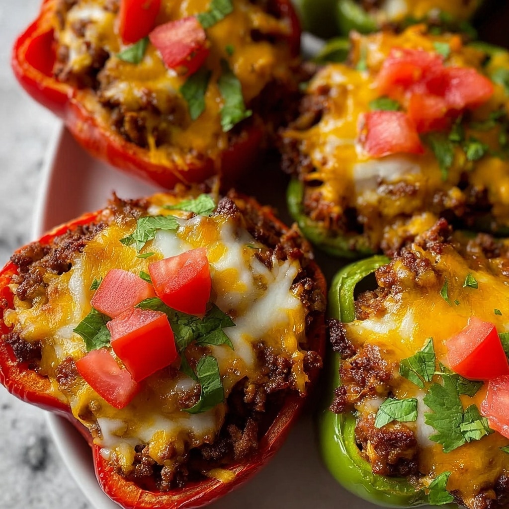 Taco Stuffed Bell Peppers Recipe - Recipe Image