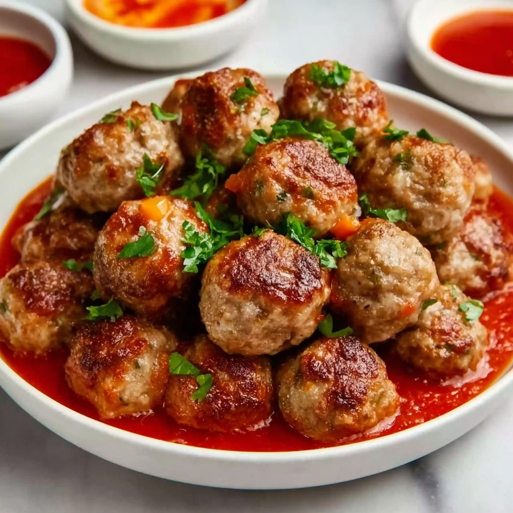 Mini Meatballs with Marinara Sauce Recipe - Recipe Image