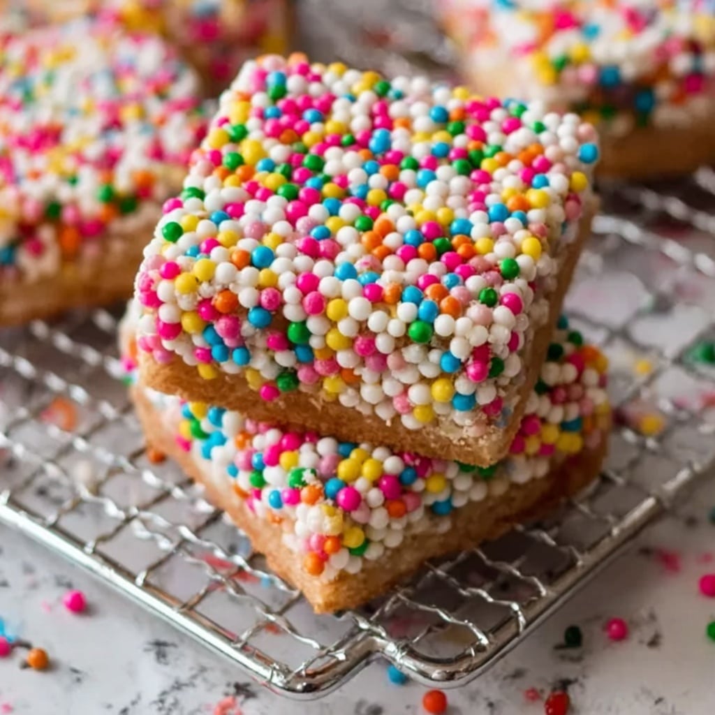 Fairy Bread Lamingtons Recipe - Recipe Image
