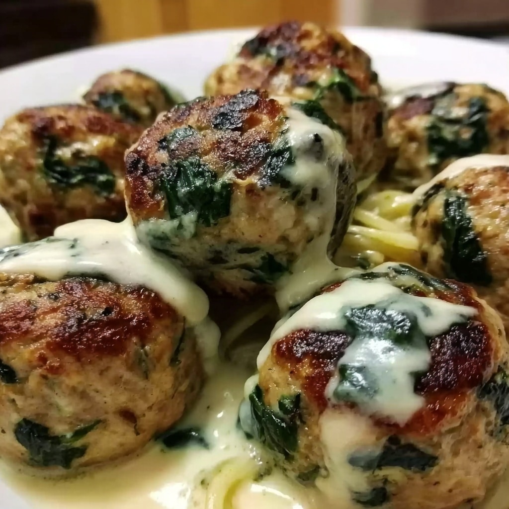 Chicken Ricotta Meatballs with Spinach – A Flavorful & Healthy Twist Recipe