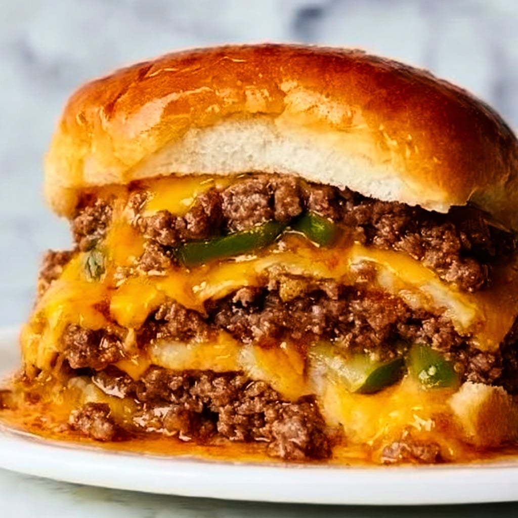 Crockpot Cheeseburgers Recipe - Recipe Image
