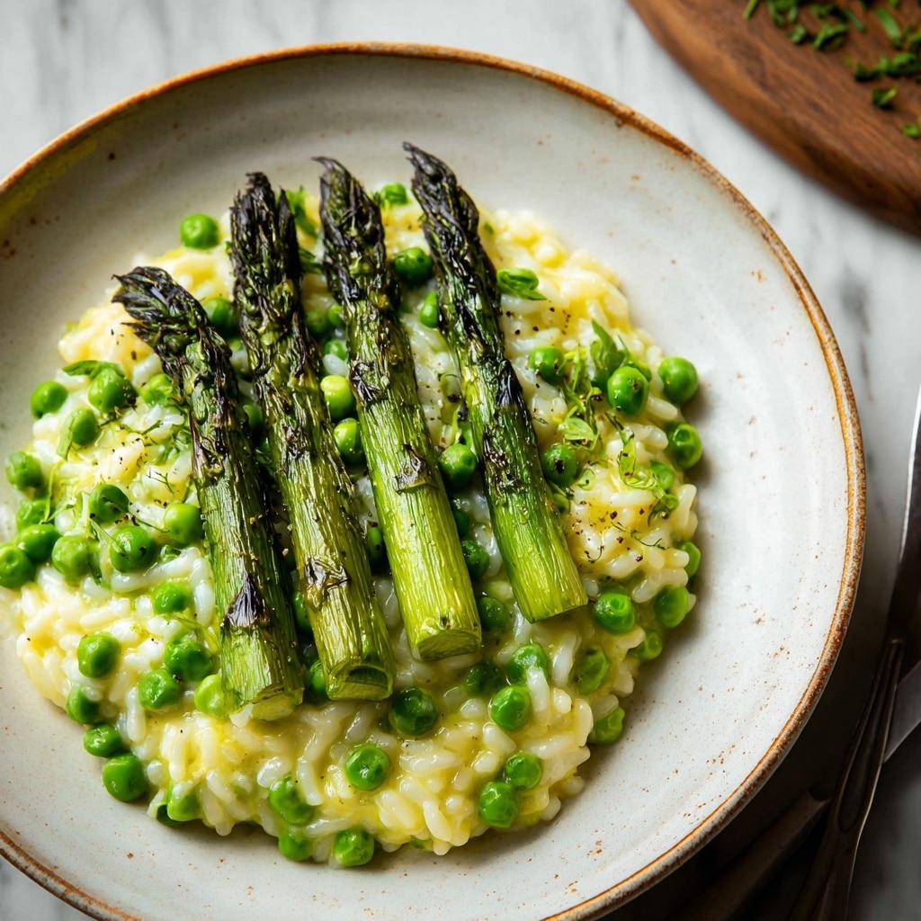 Easy Spring Asparagus Risotto Recipe - Recipe Image