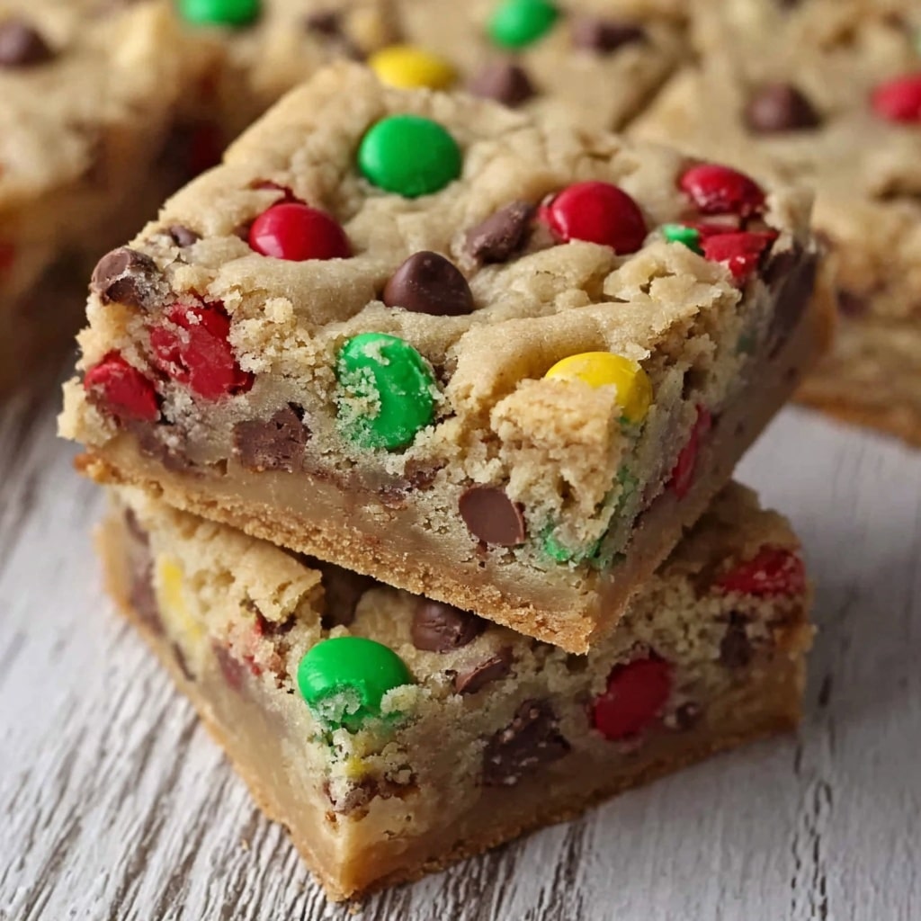 Holiday Cake Mix Cookie Bars Recipe - Recipe Image