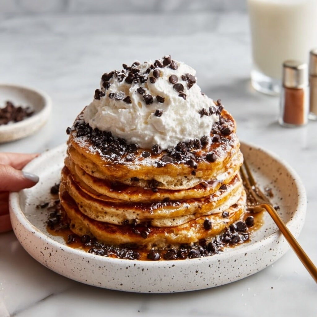 Pumpkin Chocolate Chip Pancakes Recipe - Recipe Image
