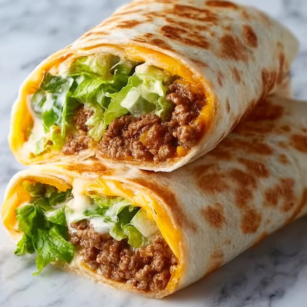 Big Mac Wraps Recipe - Recipe Image