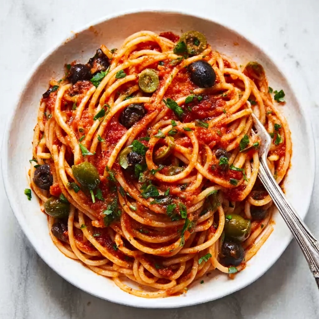 Pasta Puttanesca Recipe - Recipe Image