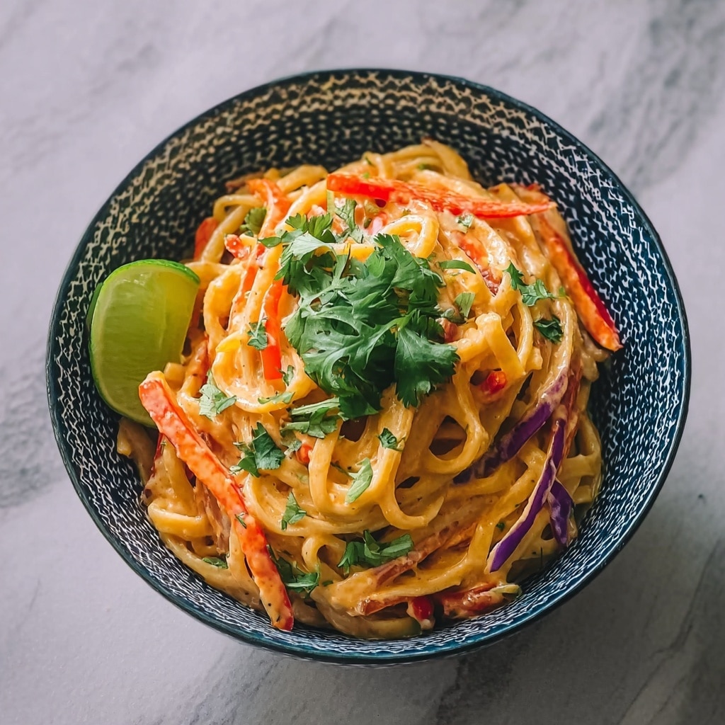 Creamy Peanut Noodles with Crunchy Veggies and Lime Recipe - Recipe Image