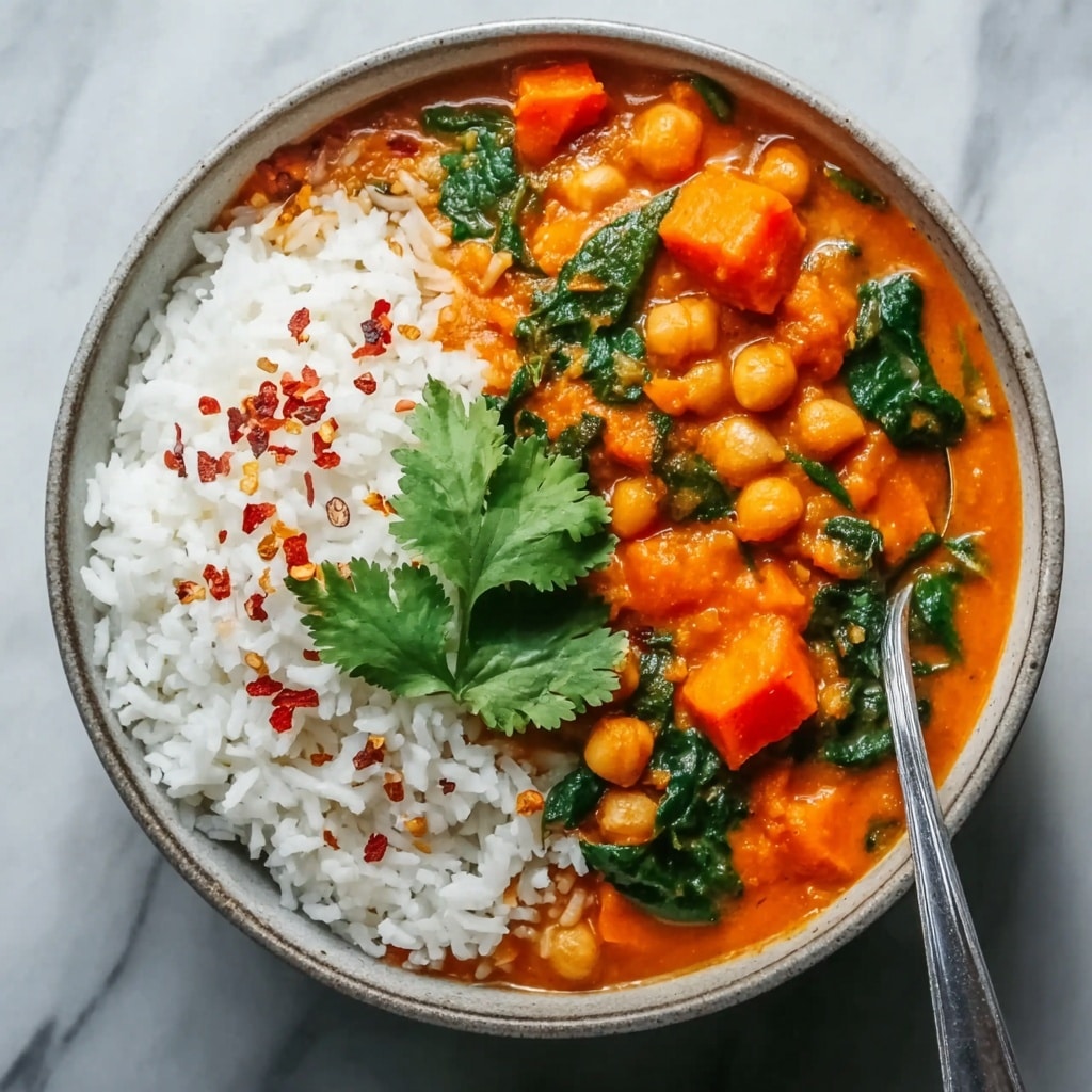 Sweet Potato and Chickpea Curry Recipe - Recipe Image