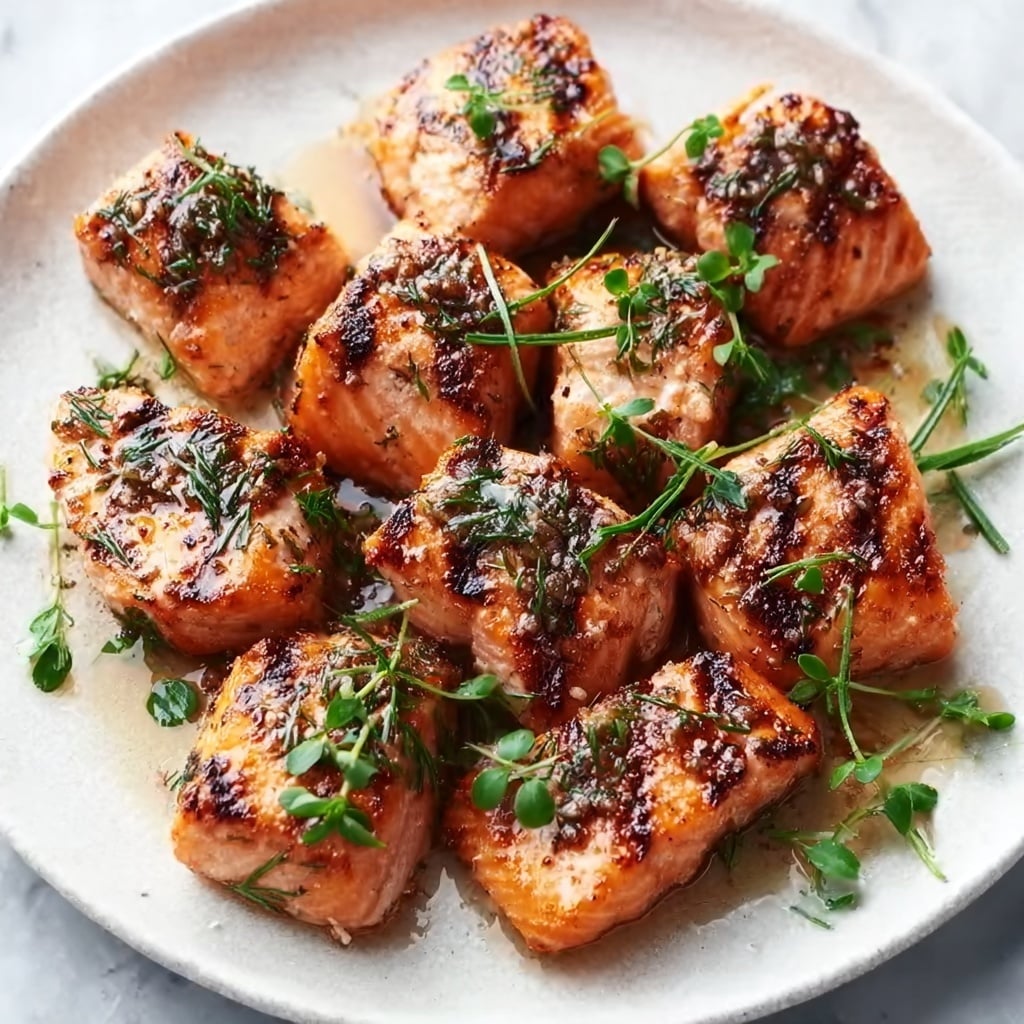Pan-Seared Salmon Bites Recipe - Recipe Image