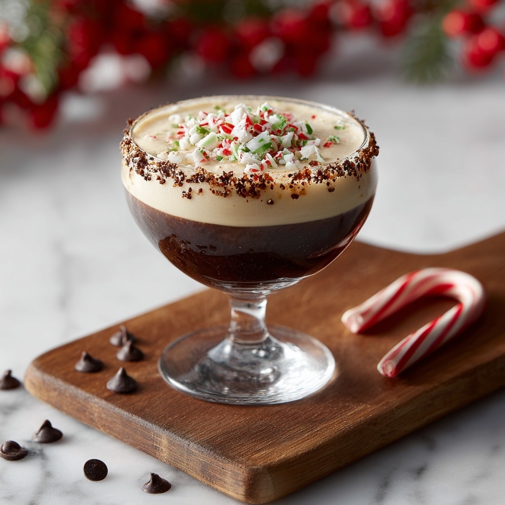 Peppermint Espresso Martinis Recipe - Recipe Image