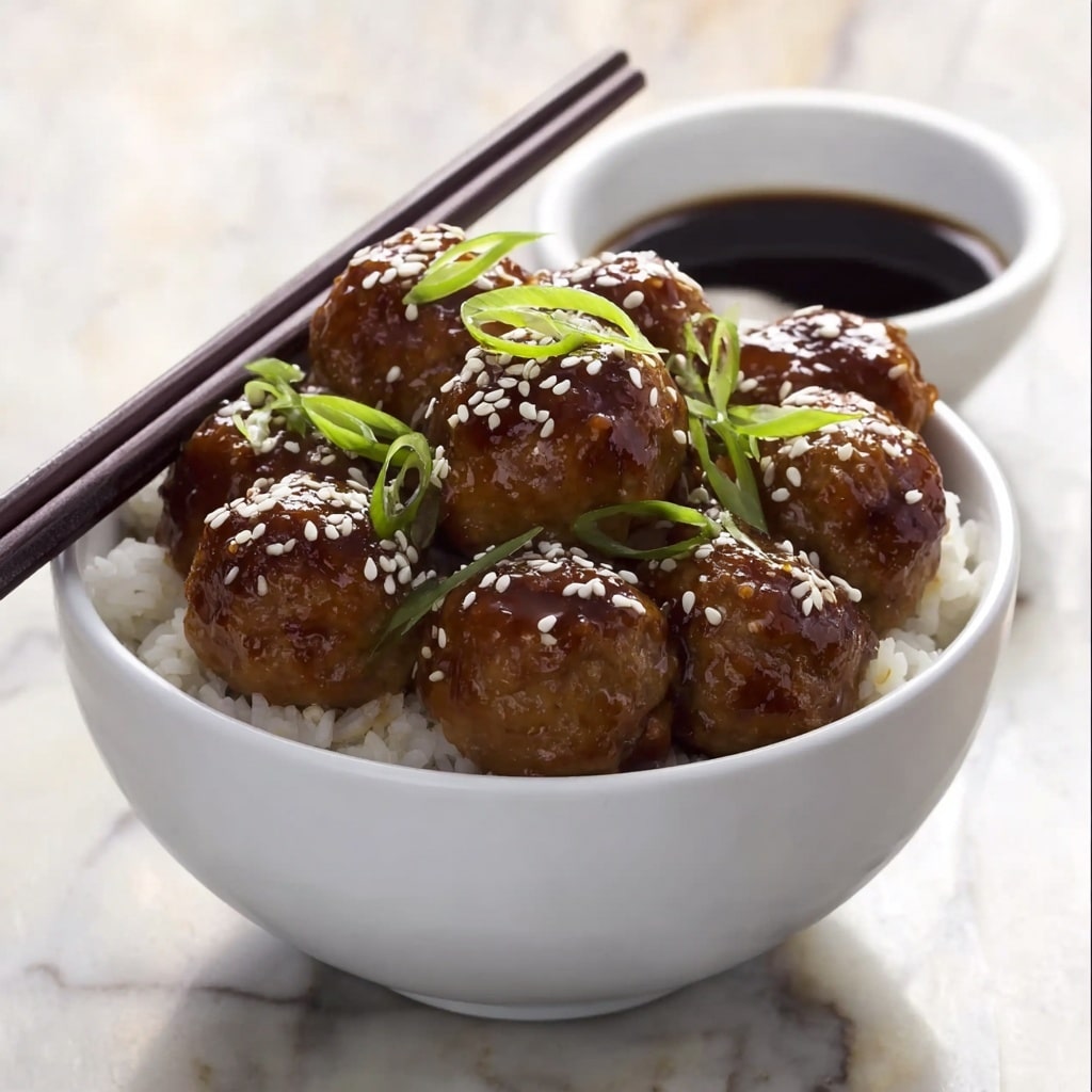 Asian Turkey Meatballs Recipe - Recipe Image