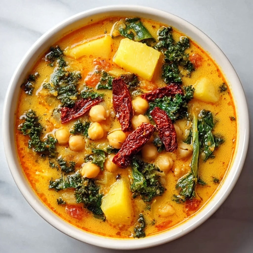 Creamy Tuscan Chickpea Soup Recipe - Recipe Image