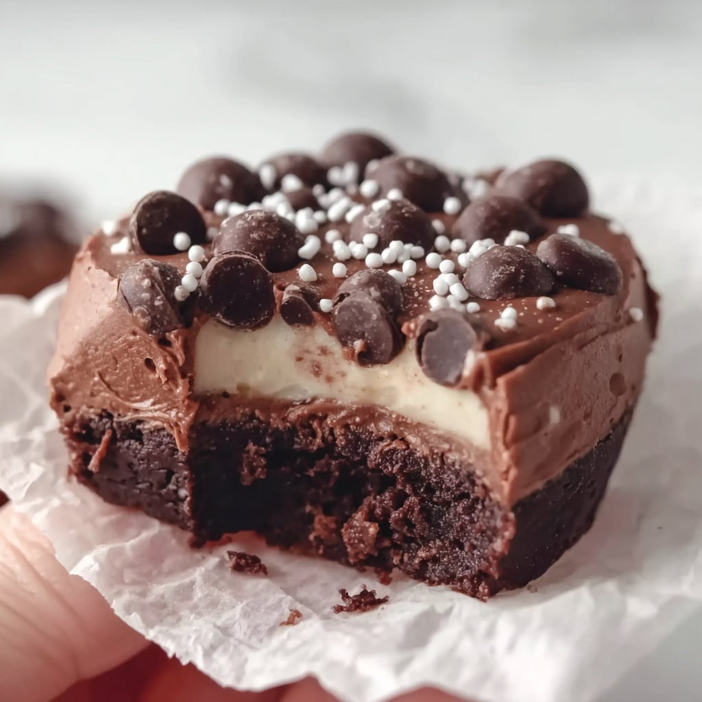 Protein Cookie Dough Chocolate Yogurt Cookies (No Bake + Plant Based!) Recipe - Recipe Image