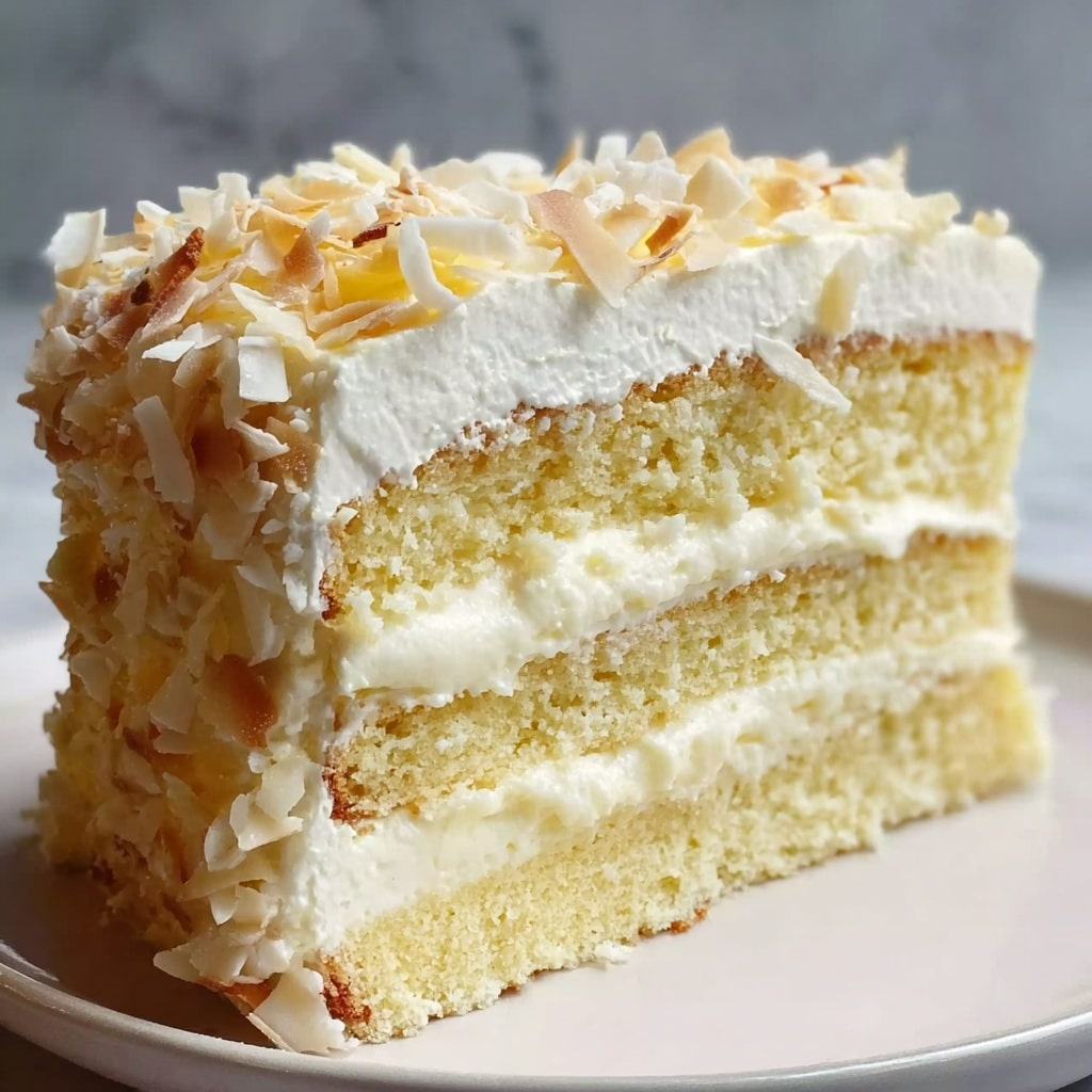 Coconut Cream Cake Recipe - Recipe Image