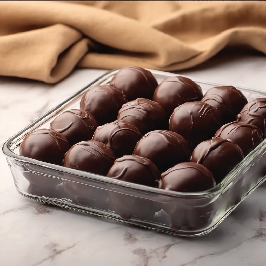 No-Bake Peanut Butter Balls Recipe - Recipe Image