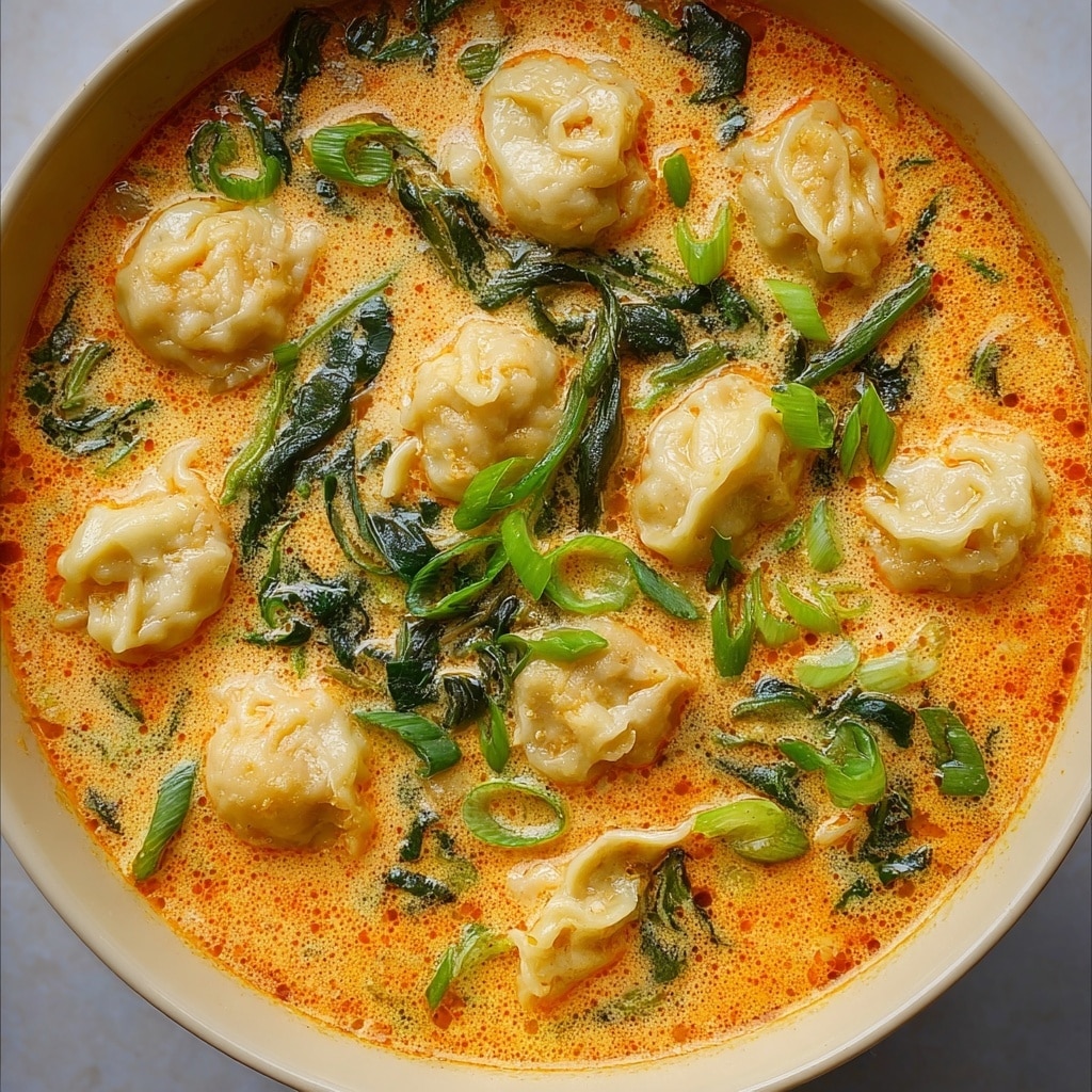 Thai Red Curry Dumpling Soup Recipe - Recipe Image