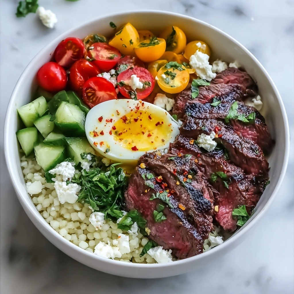 Mediterranean Steak Bowl Recipe - Recipe Image