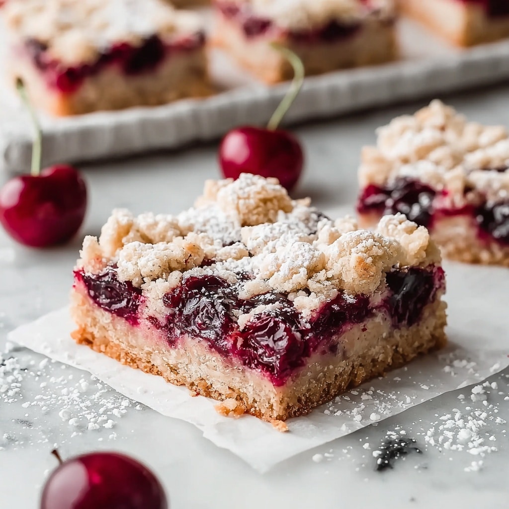 Cherry Pie Bars Recipe - Recipe Image