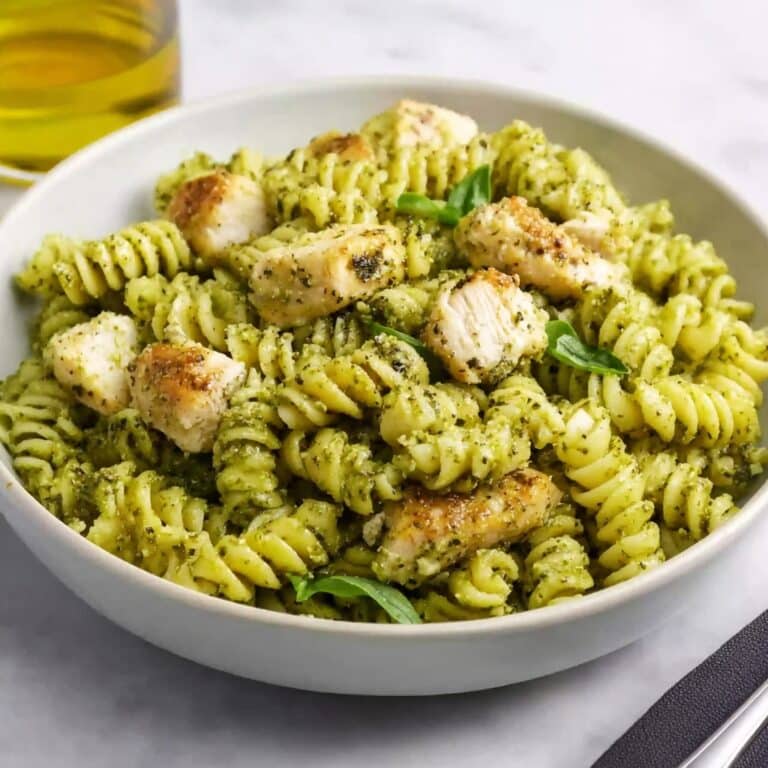 Salmon Pesto Pasta Recipe