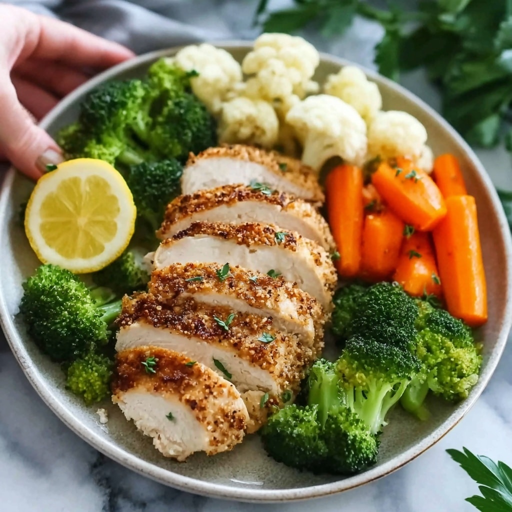 Juicy Air Fryer Lemon Herb Chicken Breast Recipe - Recipe Image