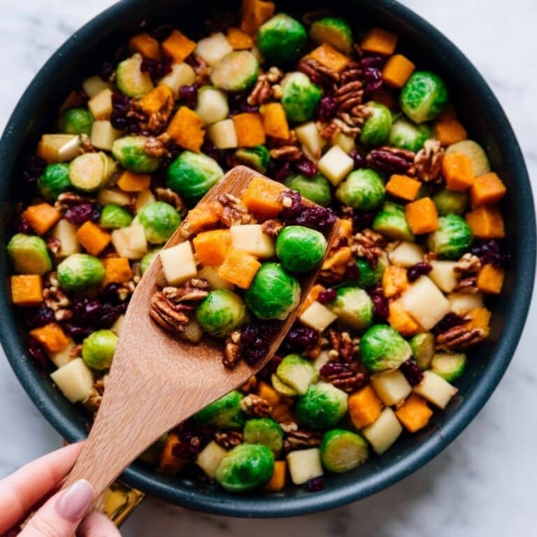 Harvest Chicken and Veggie Skillet with Cranberries and Pecans Recipe