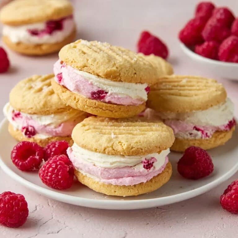 Raspberry Cream Sandwich Cookies Recipe