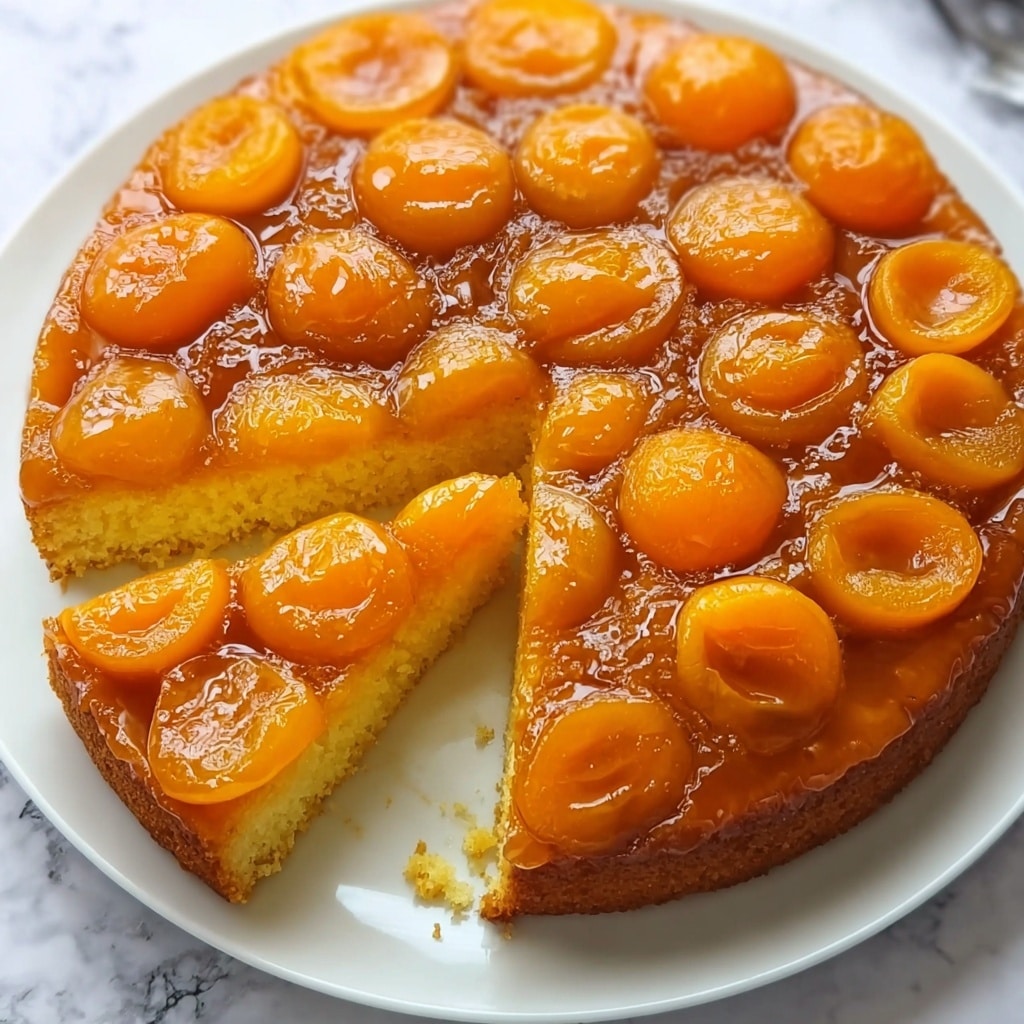 Apricot Upside-Down Cake Recipe - Recipe Image